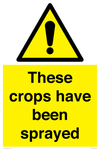 These crops have been sprayed